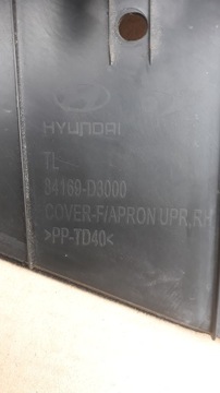 HYUNDAI TUCSON II III 16R KRYT BLATNÍKU ZÁSTĚRY PRAVÁ 84169-D3000
