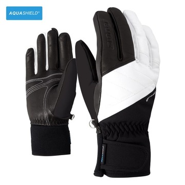 Rękawiczki damskie ZIENER KASADA WhiteBlack XS 6.0