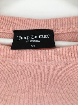 JUICY COUTURE sweter WEŁNA KASZMIR 34/36