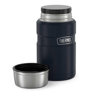 THERMOS 710ml BLUE obiadowy na żywność pojemnik na zupę lunch termiczny