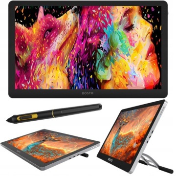 Графический планшет PROFESSIONAL BOSTO BT-19UHD с пером 16384 st 18.4