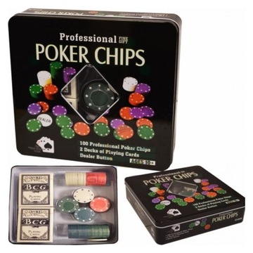 ПРОФЕССИОНАЛЬНЫЙ НАБОР ПОКЕРНЫХ ФИШЕК