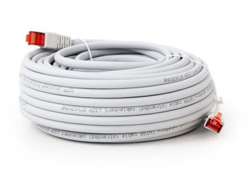 Kabel Ethernet SFTP Patchcord Miedź CU kat.6A 50m