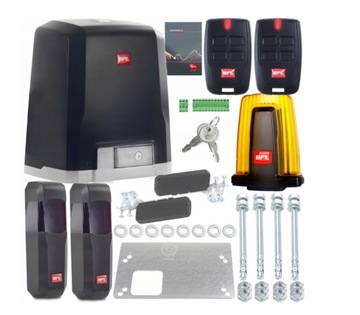 ZESTAW NAPĘD DO BRAMY PRZESUWNEJ 800KG BFT DEIMOS A800 2XPILOT LAMPA LED