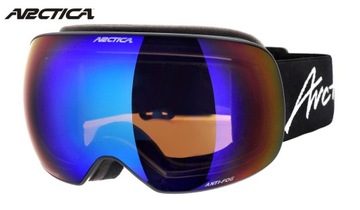 ЛЫЖНЫЕ ОЧКИ ARCTICA G-119A ПРОТИВОТУМАННЫЕ ДВОЙНЫЕ ЗЕРКАЛА КАТ. 3