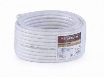 KABEL PRZEWÓD ANTENOWY 4K TV/SAT RG6-U 6.8 mm 10m + 2 X 