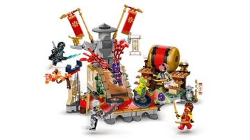 LEGO NINJAGO 71818 Фигурки турнирной арены — набор кубиков + каталог + сумка