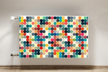 Na kaloryfer maskownica 100x60 Geometryczny wzór
