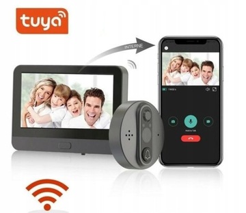 4.3-Inteligentny dzwonek wideodomofonu wifi tuya