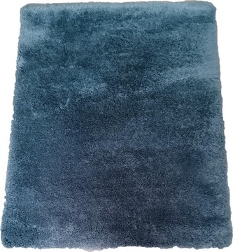 MIĘKKI PLUSZOWY DYWAN 160x220 WYSOKI WŁOS SZARY
