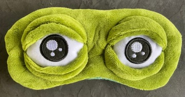 МАСКА ДЛЯ СПЯНИЯ ДЛЯ ГЛАЗ РАССЛАБЛЕНИЕ лягушка OLDMAN FROG НА Резинка