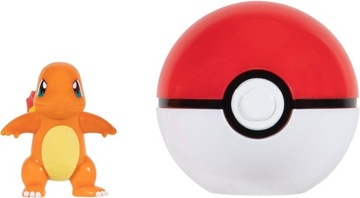 POKEMONY FIGURKA CHARMANDER I POKEBALL CLIP 'N' GO PKW3141