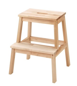 IKEA BEKVAM Taboret ze schodkiem 50 cm