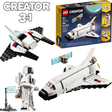 ZESTAW LEGO CREATOR 3 W 1 31134 PROM KOSMICZNY IDEALNY NA PREZENT 6+