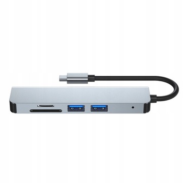 Концентратор 5 в 1 типа C USB HDMI Thunderbolt 3 SD TF СЧИТЫВАТЕЛЬ