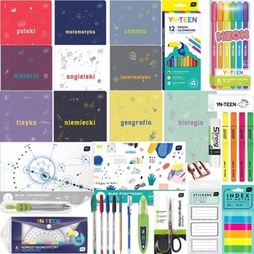 WYPRAWKA SZKOLNA XXL klasa 4-8 ZESZYTY GRATIS