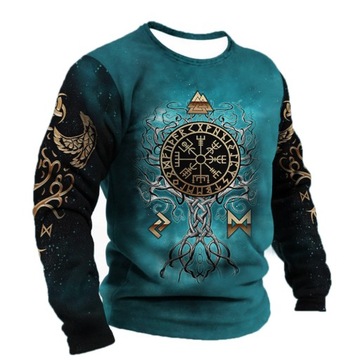 T-SHIRT LONG SLEEVE Vintage dla mężczyzn T koszula