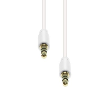 Kabel ProXtend Mini-Jack 3-Pin Slim M-M 10M Biały