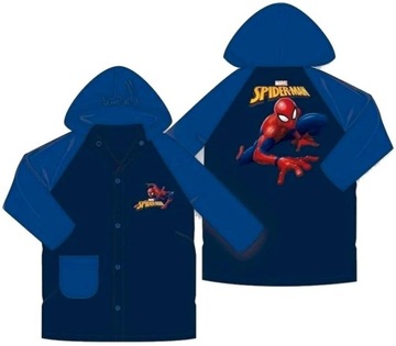 Płaszcz przeciwdeszczowy Spiderman - MARVEL EU 98 Niebieski
