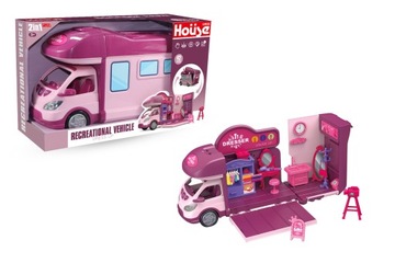 Auto camper róż - salon piękności 1008456