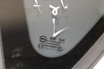 KIA SOUL 2 SKLO (OKNO) KAROSERIE ZADNÍ LEVÝ NEBO PRAVÁ