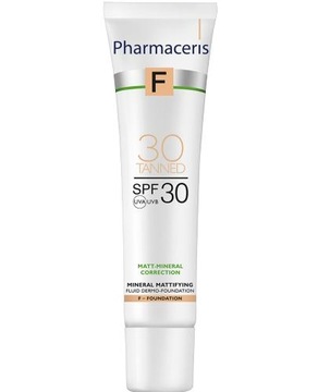 Pharmaceris F mineralny fluid matujący 30 Tanned