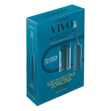 ЭЛЕКТРИЧЕСКАЯ ЗУБНАЯ ЩЕТКА VITAMMY VIVO SONIC + USB-ЧЕХОЛ, 3 ПРОГРАММЫ
