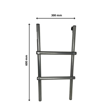 ЛЕСТНИЦА-батут Clever Leon 60 см, УНИВЕРСАЛЬНАЯ СТАЛЬНАЯ ЛЕСТНИЦА