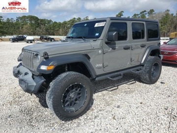 Jeep 2019 Jeep Wrangler 2019r., Unlimited Sport, od ubezpieczalni 3.6 Benzyna 285KM
