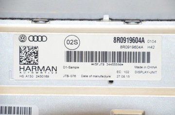 AUDI НАВИГАЦИЯ 8R2035764K 8R0919604A 4G0035061Q