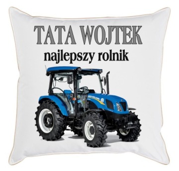 ПОДУШКА НА ДЕНЬ ОТЦА ФЕРМЕР ПАПА ВАШЕ ИМЯ ТРАКТОР
