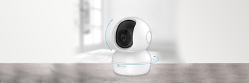 Поворотно-поворотная камера Комнатная IP-камера EZVIZ TY2 Просмотр на телефоне в Full HD