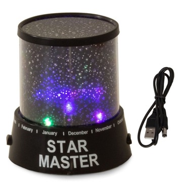 PROJEKTOR GWIAZD LAMPKA NOCNA NIEBA STAR MASTER
