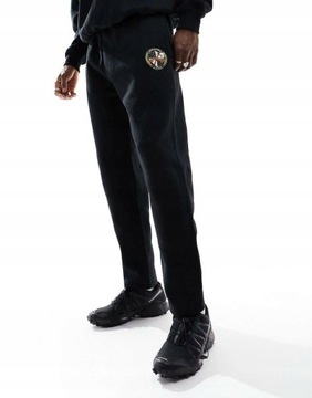 Abercrombie & Fitch edf logo czarne spodnie dresowe XS NH8