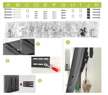 КРЕПЛЕНИЕ ДЛЯ ТЕЛЕВИЗОРА 65-23 ДЮЙМА ПОДВЕСКА ДЛЯ ТЕЛЕВИЗОРА + УНИВЕРСАЛЬНАЯ РЕГУЛИРОВКА ДО 45 КГ