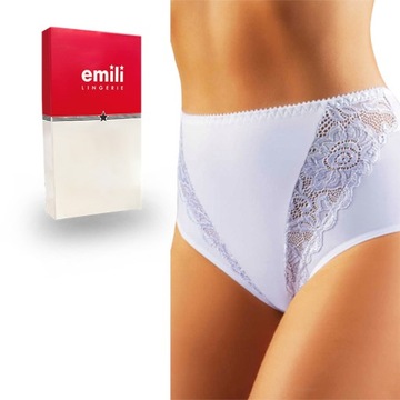 Majtki damskie Figi Emili Comfort ROSITA biały XL