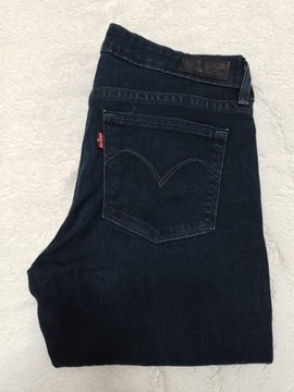 spodnie damskie LEVIS MID RISE SKINNY 25/32