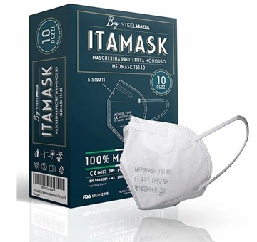 10X MASKA FFP2 MASKA ITAMASK CHIRURGICZNA MASKA T5140 10KS