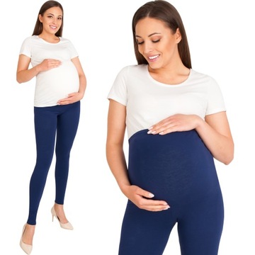 LEGINSY CIĄŻOWE LEGGINSY Z PANELEM ROZM 3XL DŁUGIE