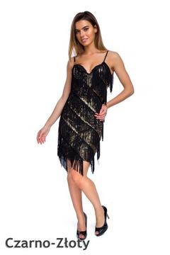 116__ВЕЧЕРНЕЕ ПЛАТЬЕ С бахромой из пайеток