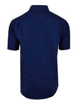 47/48 ОДНЯЯ РУБАШКА, ТЕМНО-СИНЯЯ, КОРОТКИЙ РУКАВ, БОЛЬШАЯ