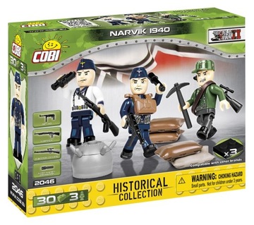 COBI 2046 SMALL ARMY NARVIK 1940 30 ELEMENTÓW