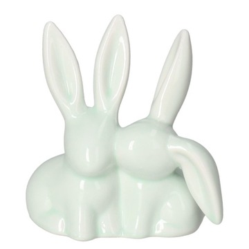 ZAJĄC ZAJĄCZEK CERAMICZNY WIELKANOCNY FIGURKA DO STROIKA