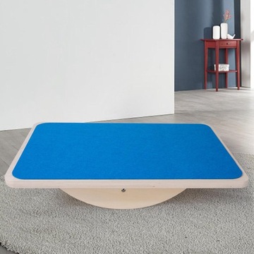 Deska bujana Montessori Balance Board, trening sensoryczny, niebieska