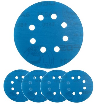 DEERFOS Krążki Wodne Rzep Papier 125 H8 P180 5szt