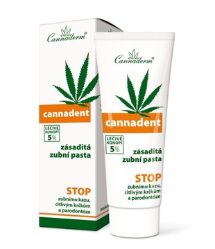 ЗУБНАЯ ПАСТА CANNADENT КОНОПЛИ 75г ПАРИОДОНТИТ