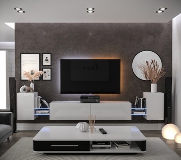 Meblościanka Nowoczesna Salon Meble N103 1C