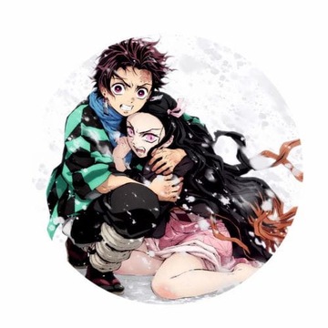 Przypinka Kimetsu no Yaiba wzór 2 58 mm
