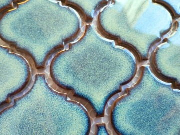 Мозаика ARABESQUE MOROCCAN Клевер бирюзовый