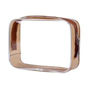 Прозрачная косметичка Двойная молния Портативный органайзер n